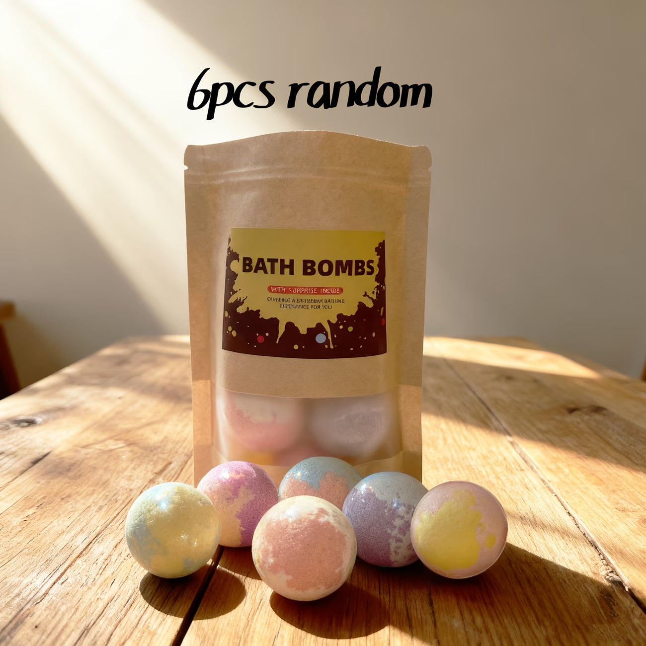 Colorful Bubble Bath Bombs and Bath Balls