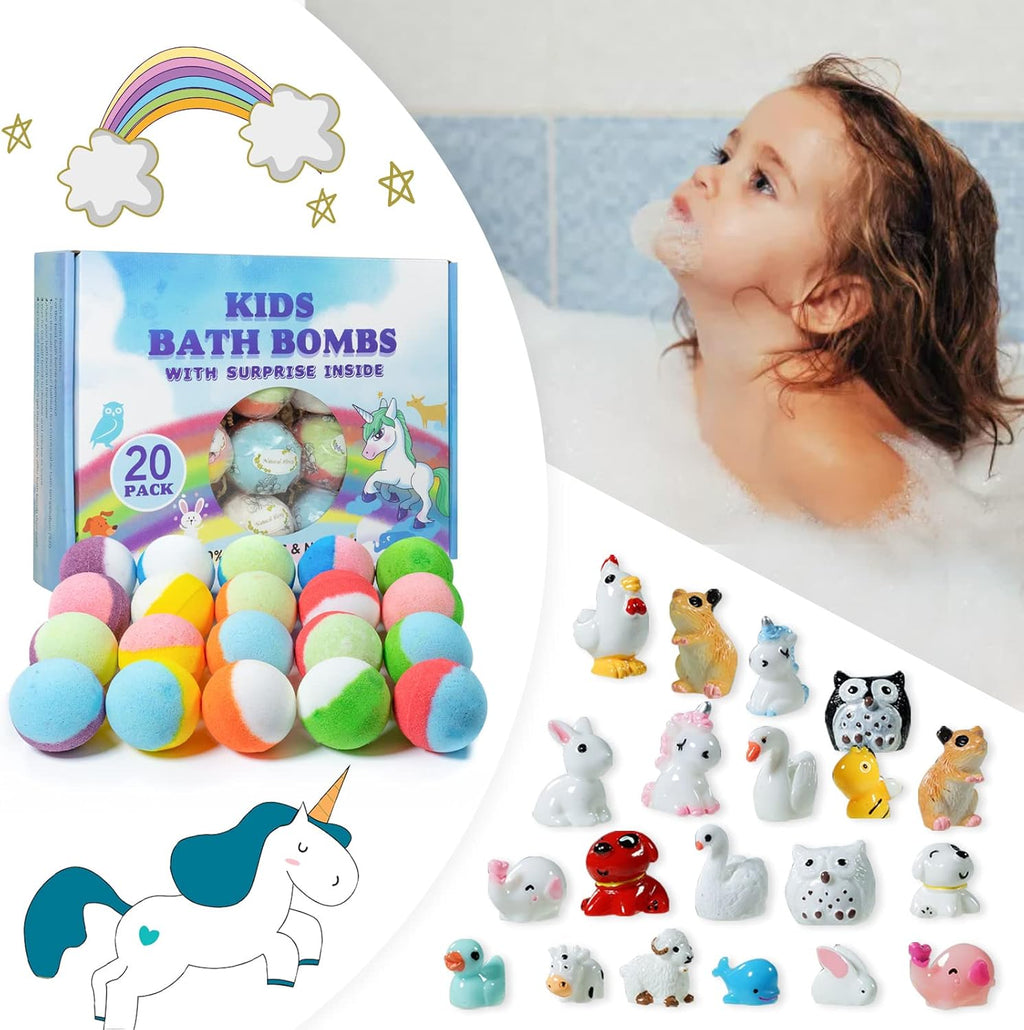 Bath Bombs for Kids with Toy Inside