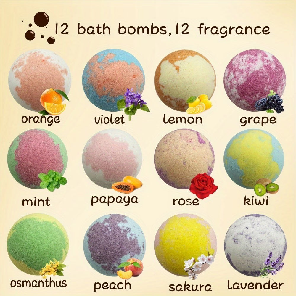 Colorful Bubble Bath Bombs and Bath Balls