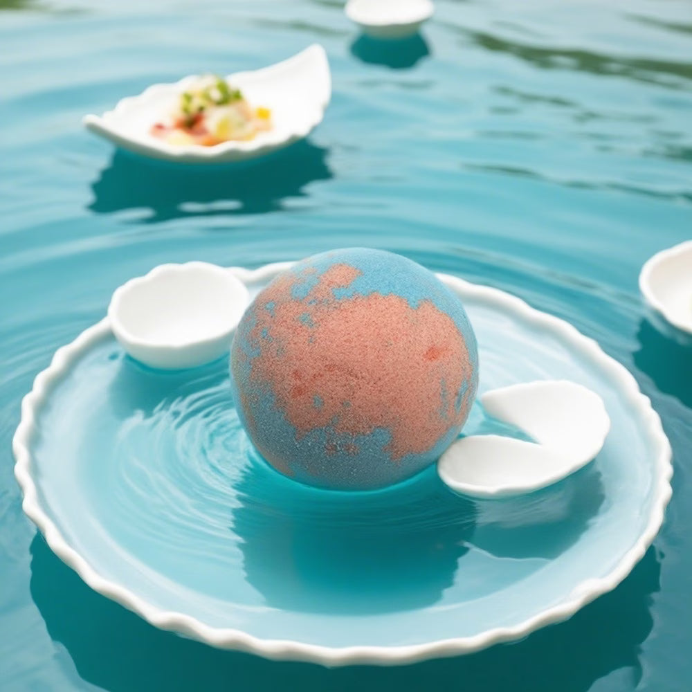 Colorful Bubble Bath Bombs and Bath Balls