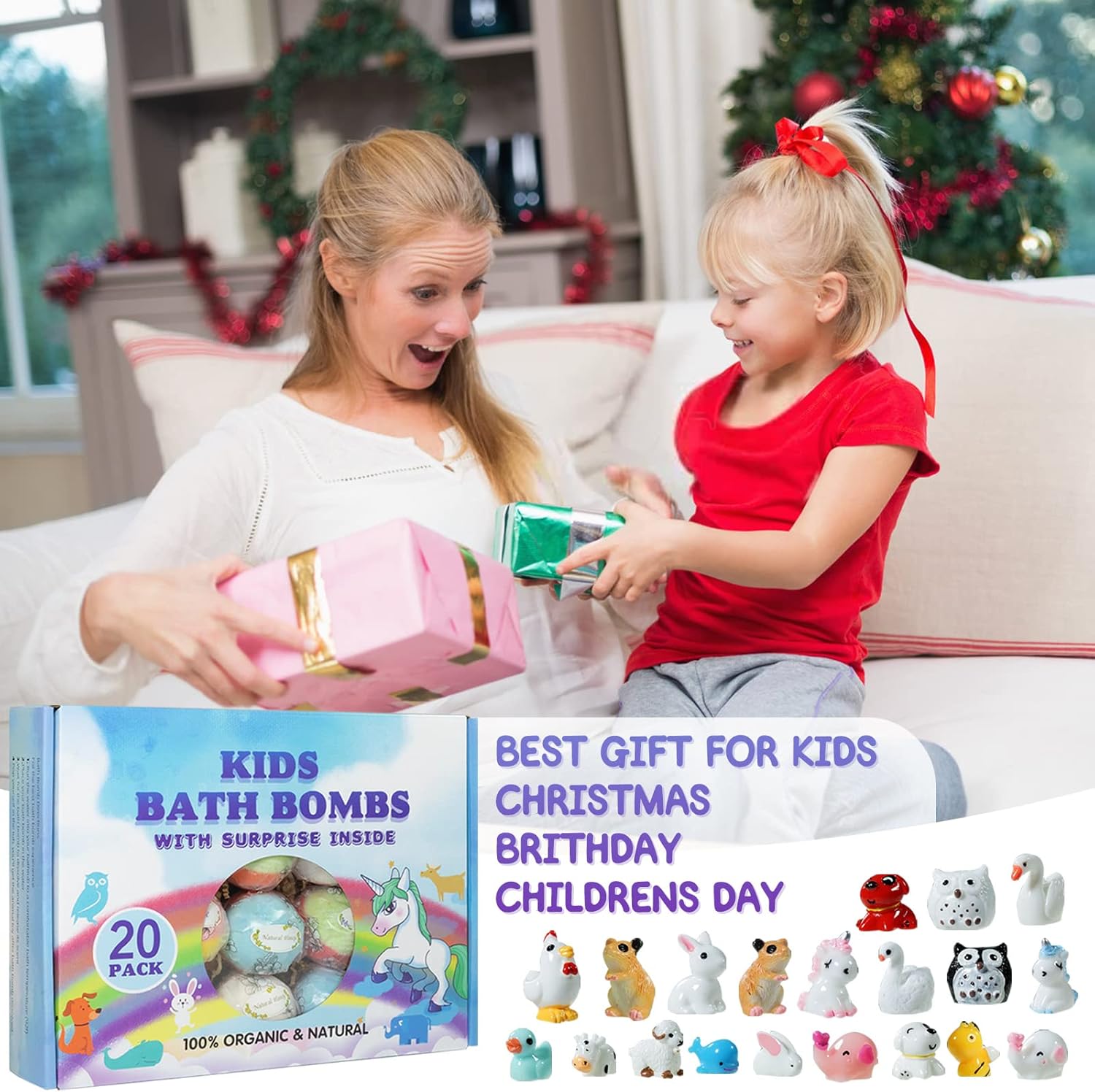 Bath Bombs for Kids with Toy Inside