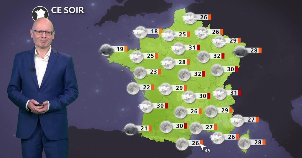 Canicule record et orages violents en France – Juin 2026