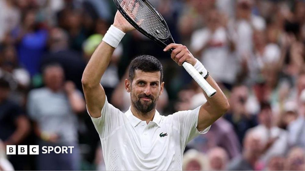 Djokovic’s Dominant Display Dims Tsitsipas’ Wimbledon Hopes
